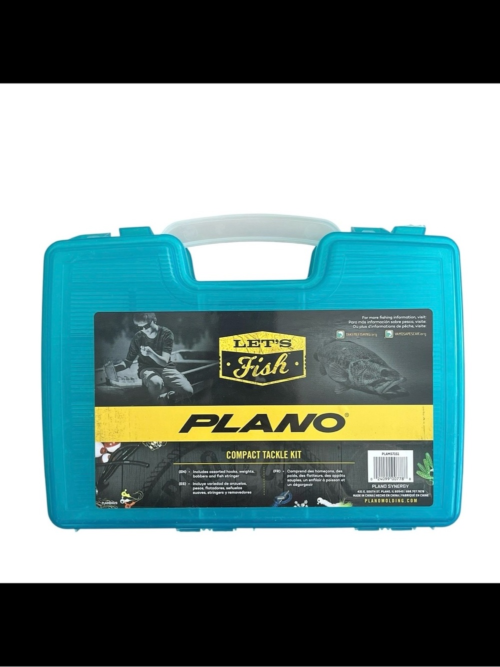 Plano Let's Fish Compact Tackle Kit With Compartment Dividers
